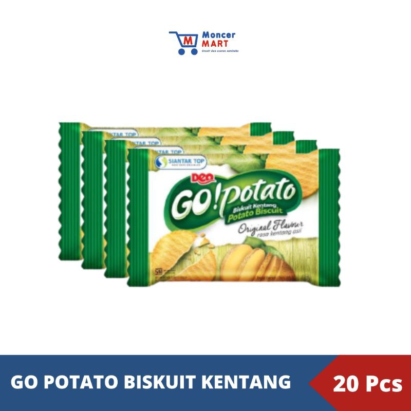 

Dea GO!POTATO Biskuit Kentang Rasa Original Pak 20 Pcs