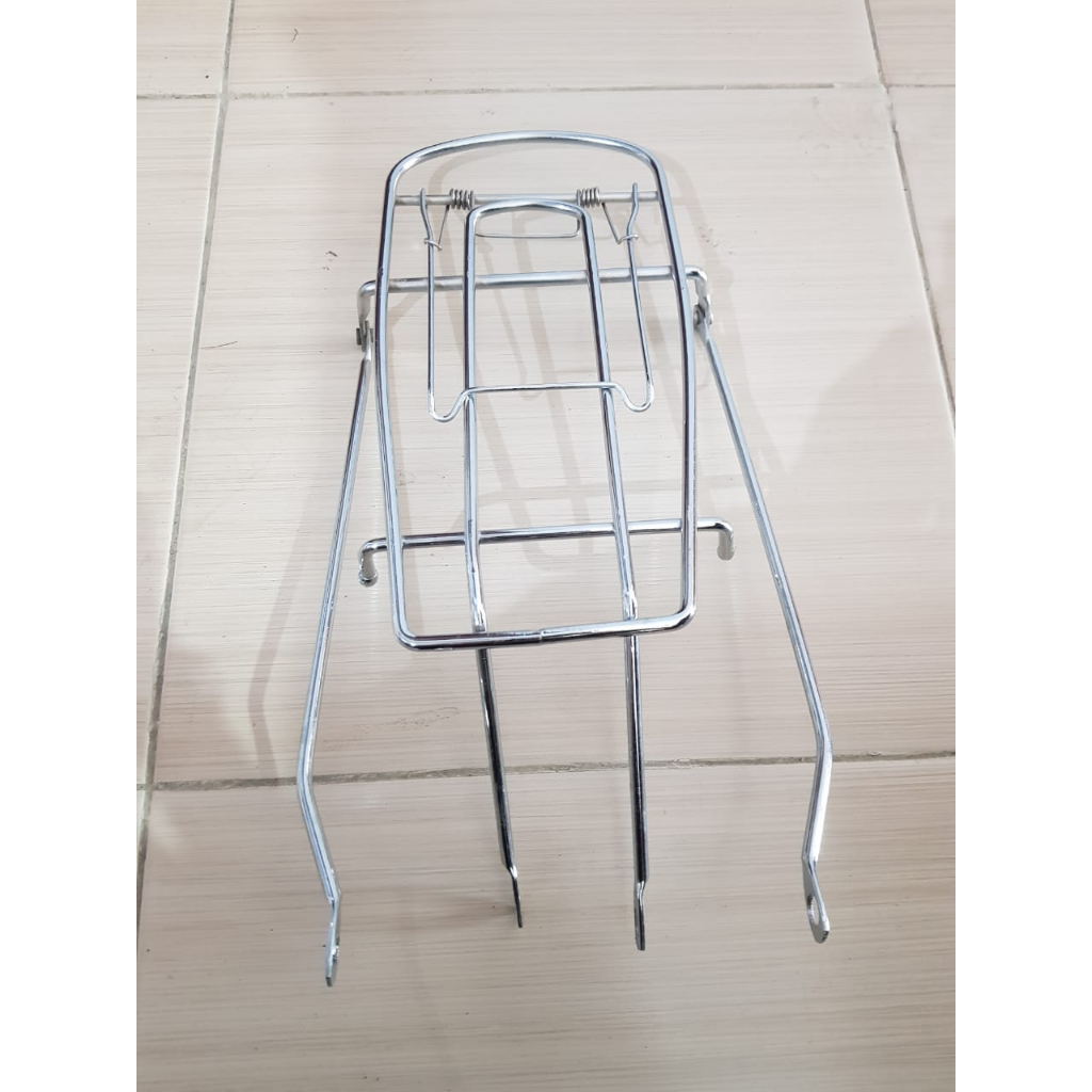 Boncengan/Bagasi Belakang Sepeda Mini Ukuran 20 Warna Chrome