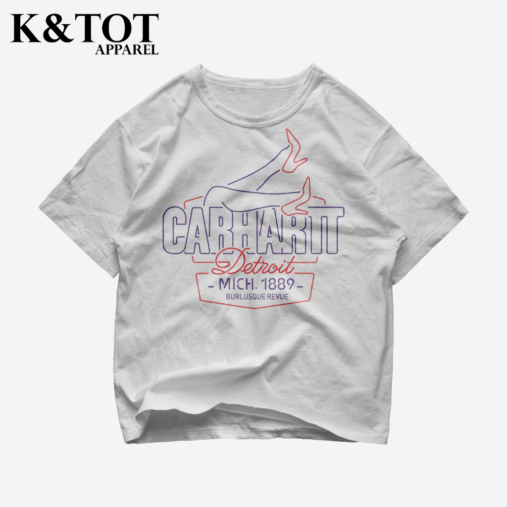 KNTOT - KAOS BAJU CARHARTT DETROIT | TSHIRT OVERSIZE VINTAGE PUTIH BOOTLEG - PRIA WANITA DEWASA ANAK