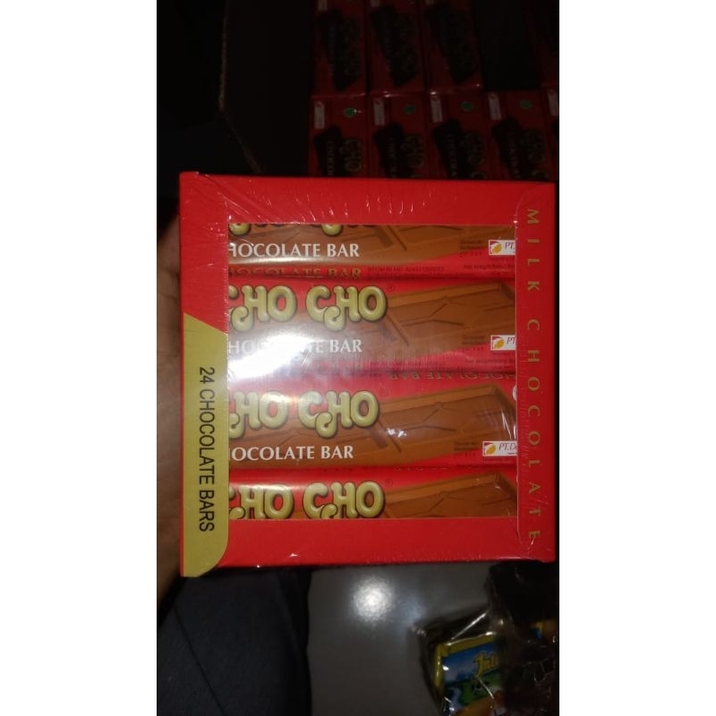 

Cho Cho Chocolate Bar 1 kotak isi 24 pcs