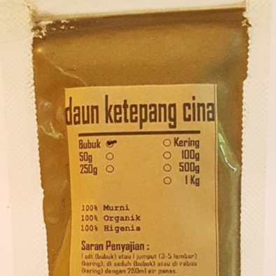 

MURAH BUBUK KETEPENG CINA SENNA CASSIA ALATA -250 GRAM