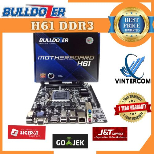 Motherboard Bulldozer H61 DDR3 LGA 1155