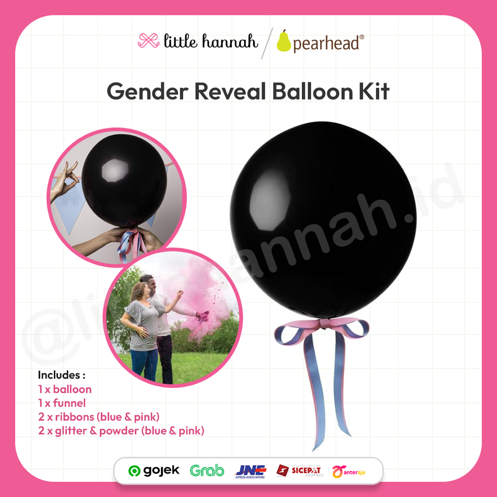 Pearhead Gender Reveal Balloon Kit / Balon Gender Reveal