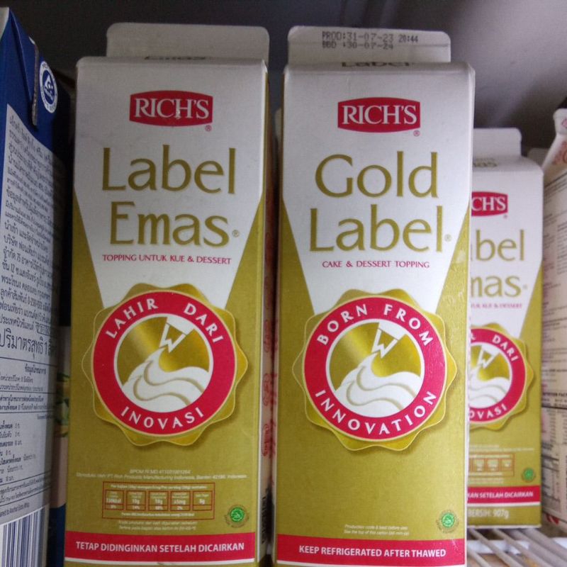 

GOLD LABEL RICHS 907 GR instant only