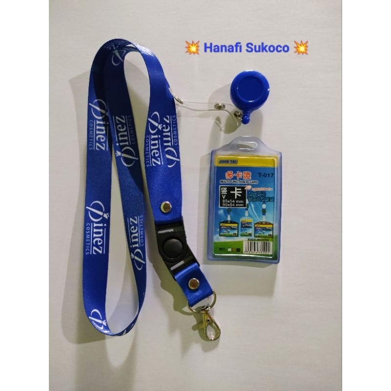 

Tali id card INEZ Cosmetic [READY STOK] Lanyard printing satuan