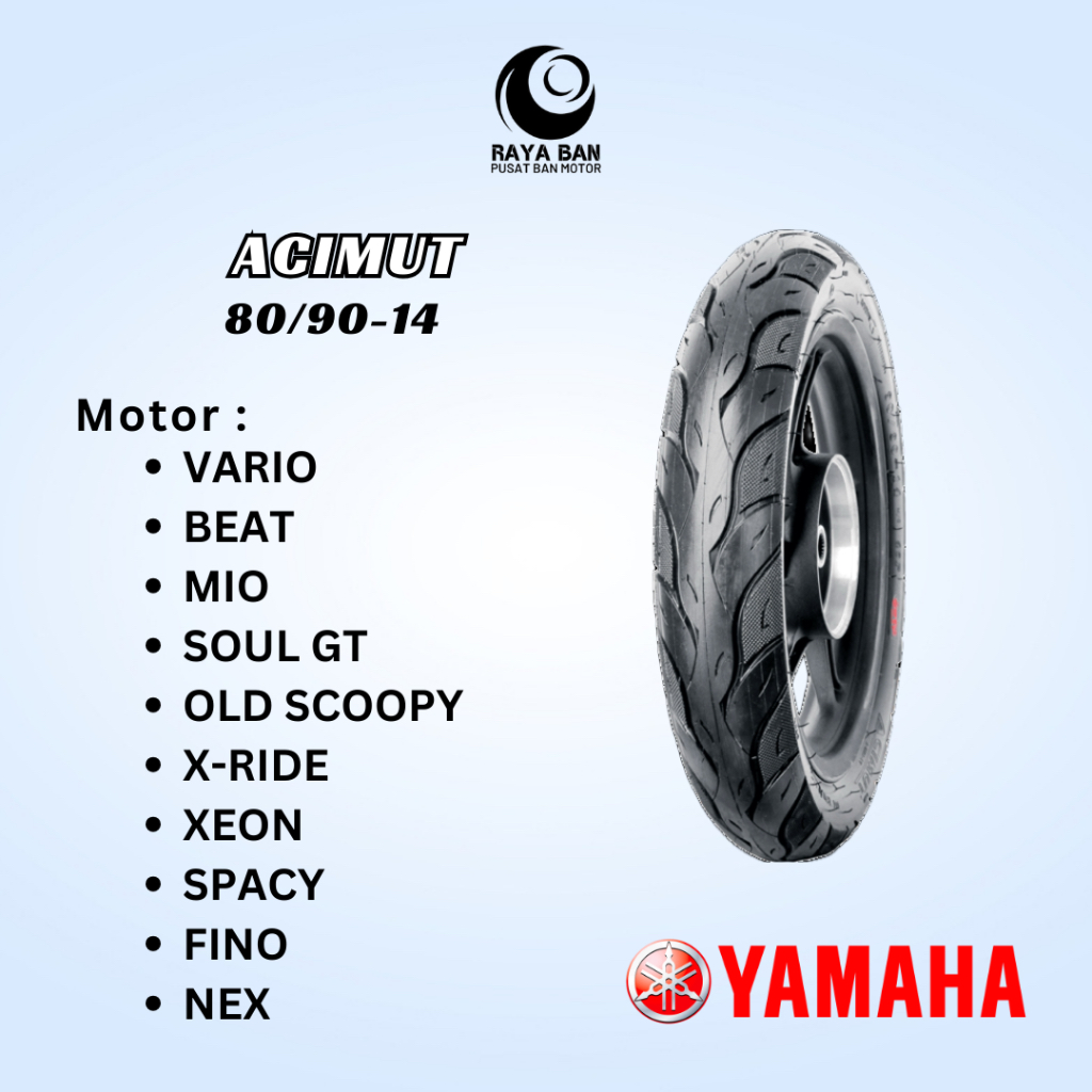 Ban Motor Yamaha (CST) Acimut 80/90-14 TL