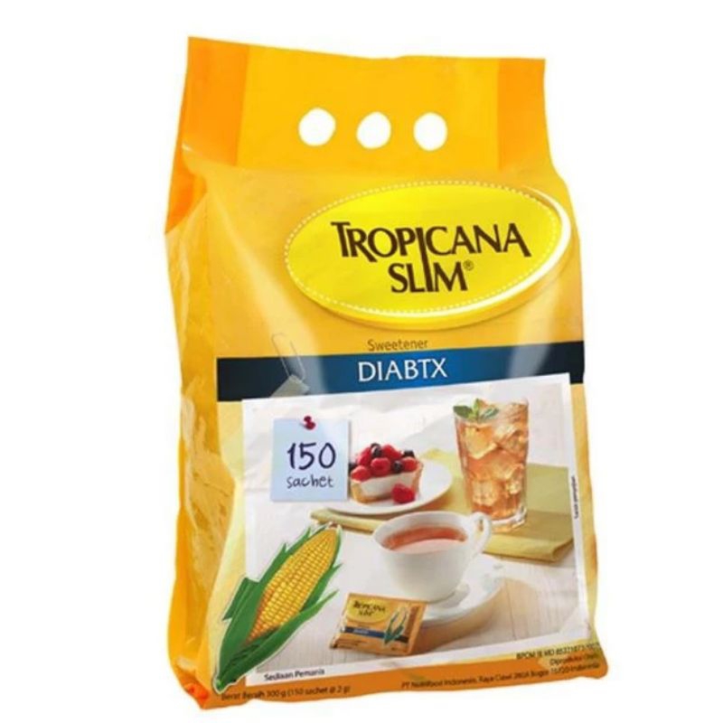 

Tropicana Slim DIABTX 150 sachet Sweetener Diabetes