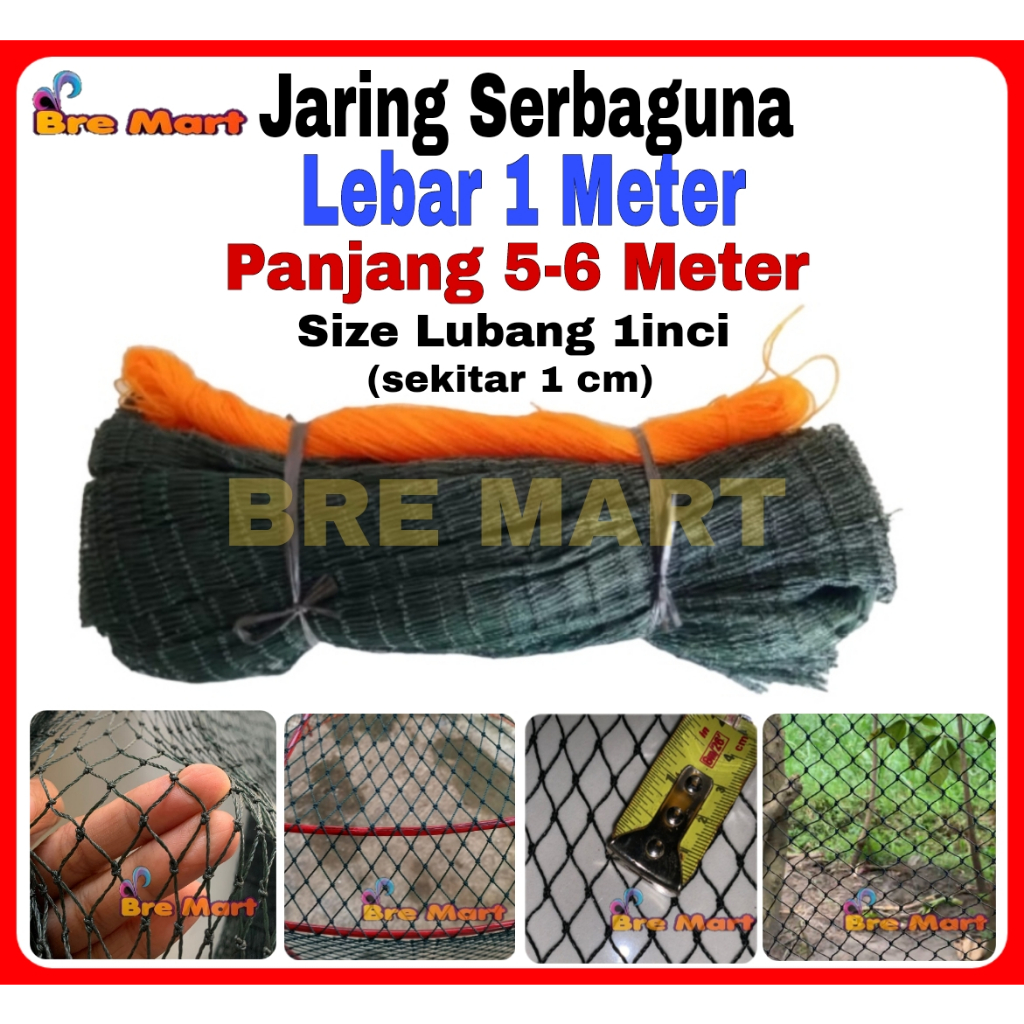 Jaring Ayam Lubang 1 cm Lebar 1 Meter / Jaring Pagr Ayam / Jaring Kandang Ayam / Jaring Pagar Tanama