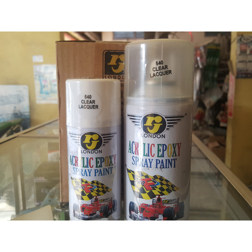 Pilox RJ London Clear Lacquer / Cat Semprot Pernis