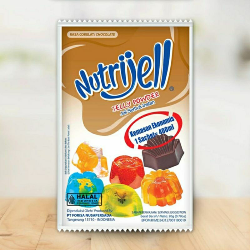 

Nutrijell Coklat 20gr | Jelly Powder | Jeli Serbuk Instant