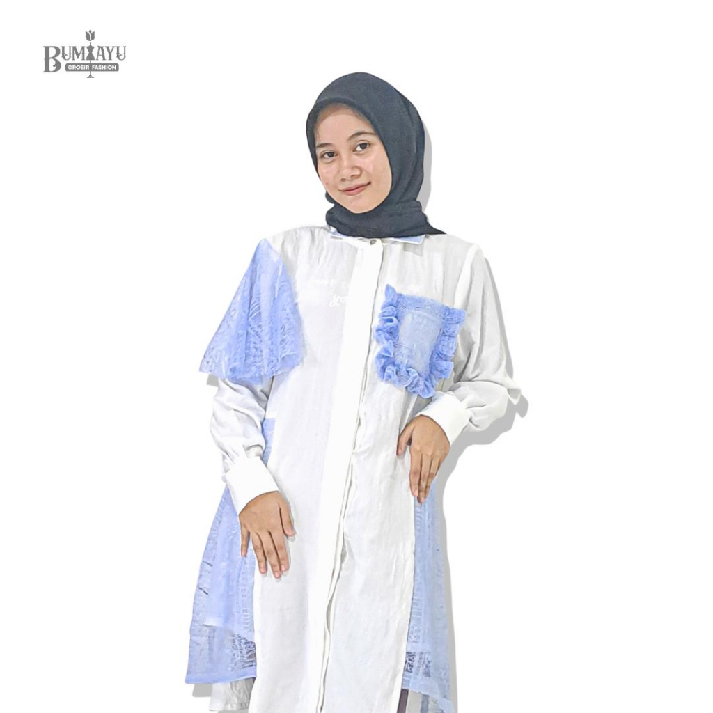 Aisyah Tunik Kombinasi Brokat