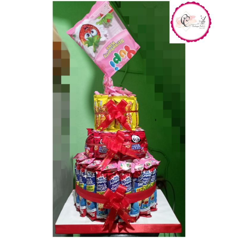 Snack Tower / Snack Ulang tahun Anak / Snack Tower 3 Susun