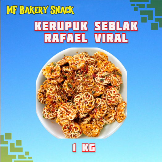 

Kerupuk Seblak Rafael Viral Rasa Pedas Daun Jeruk 1kg