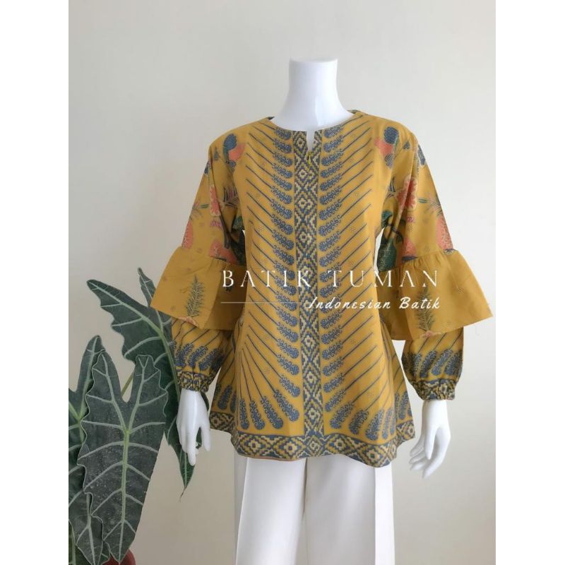 kemeja blouse batik premium TNW 045