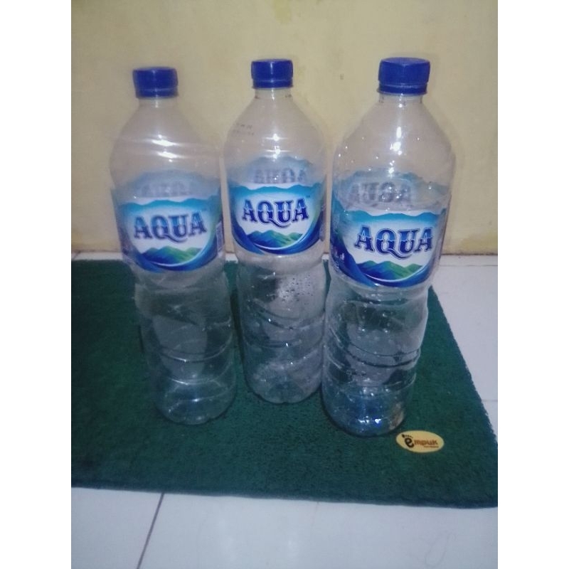 Botol Bekas AQUA / LE MINERALE / PRIMA / SANQUA 1500 ml
