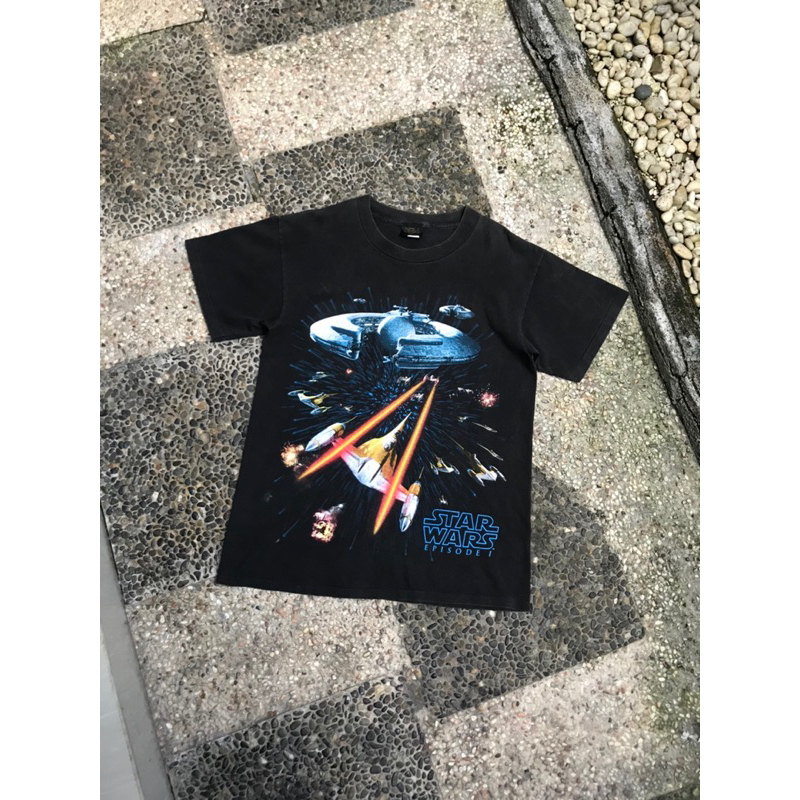 Kaos Vintage 90's Star Wars Episode 1 T-Shirt