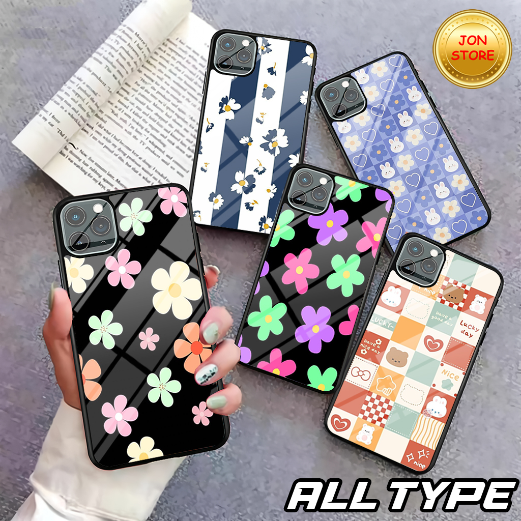 JON-STORE ( JS 21 ) Sofcase Glossy MOTIF BUNGA ABSTRAK Untuk XIAOMI REDMI NOTE 12 PRO 4G REDMI NOTE 