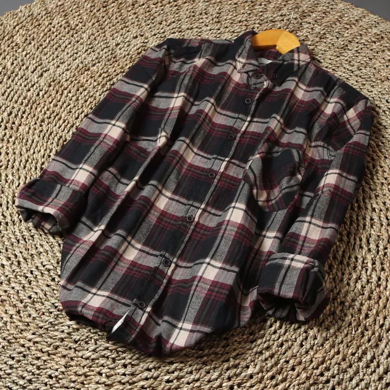 KEMEJA FLANEL PRIA DAN WANITA LENGAN PANJANG MODE CASUAL JACK BROWN PREMIUM QUALITY KEMEJA OUTFIT KE