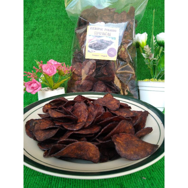 

keripik pisang rasa coklat renyah 250 gram | kripik pisang coklat dan renyah