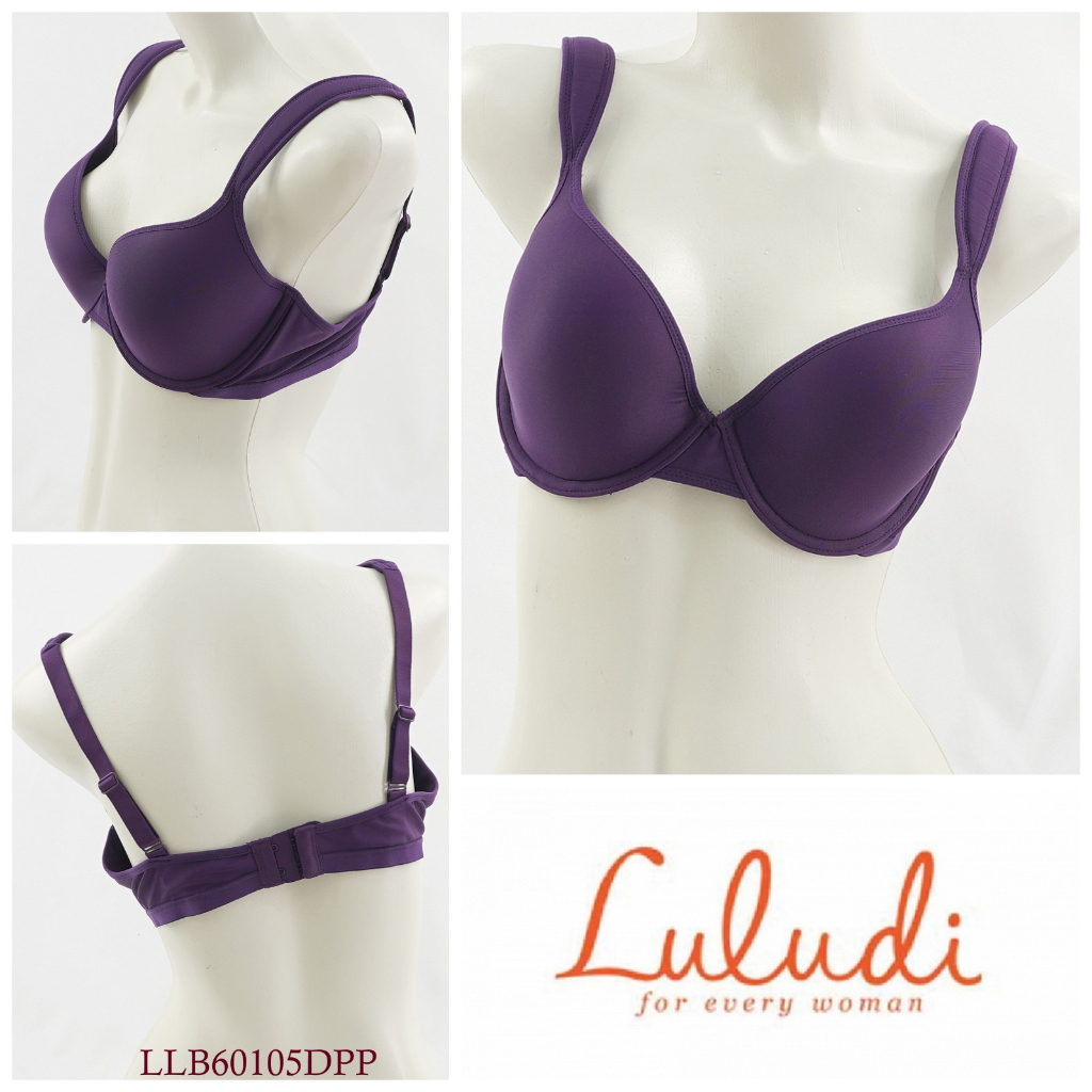 Bra Wanita Kawat Busa Tipis Full Cup LULUDI BY WACOAL Motif Polos Pakaian dalam Underwear LLB60105
