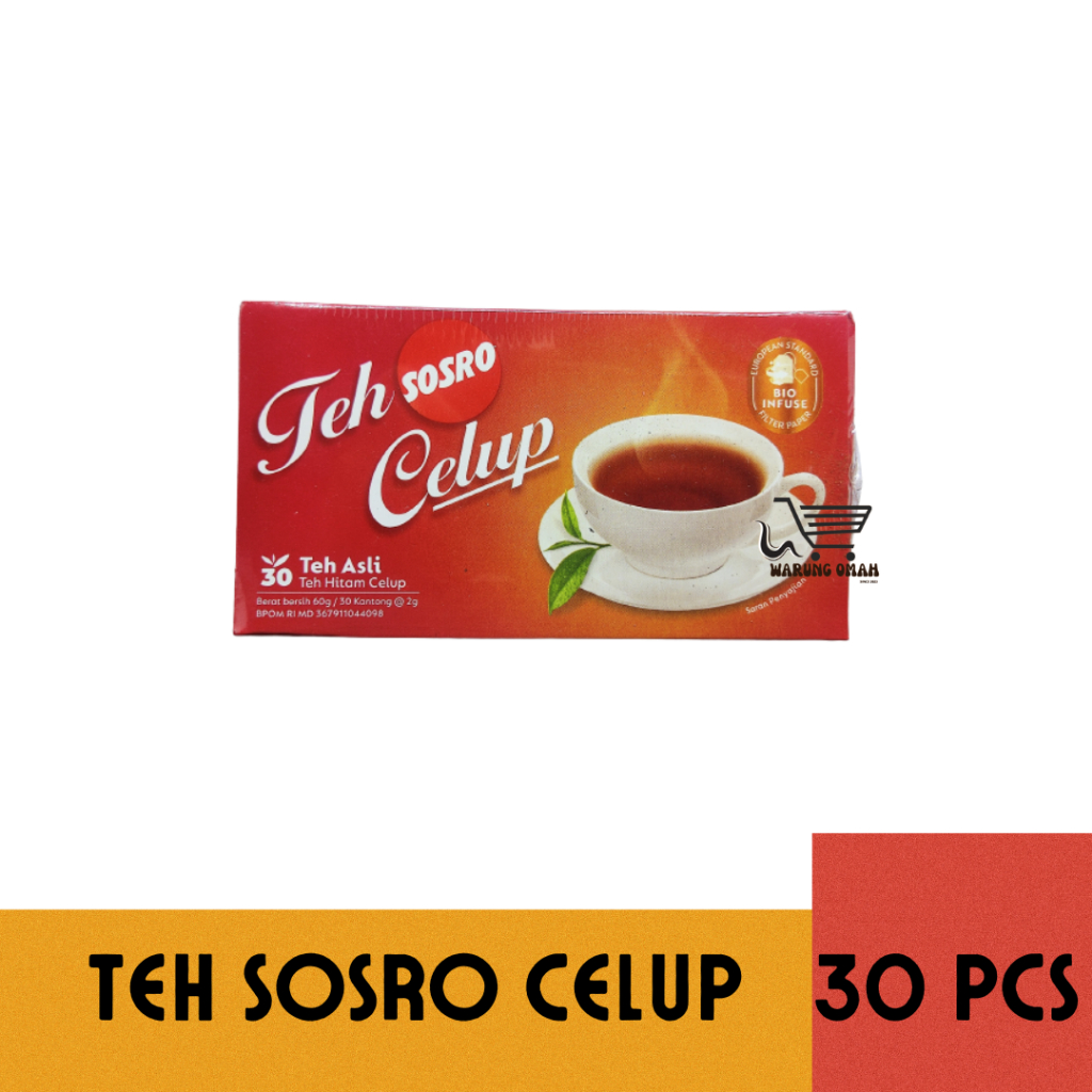 

TEH SOSRO CELUP 30 KANTONG - TERMURAH BISA COD