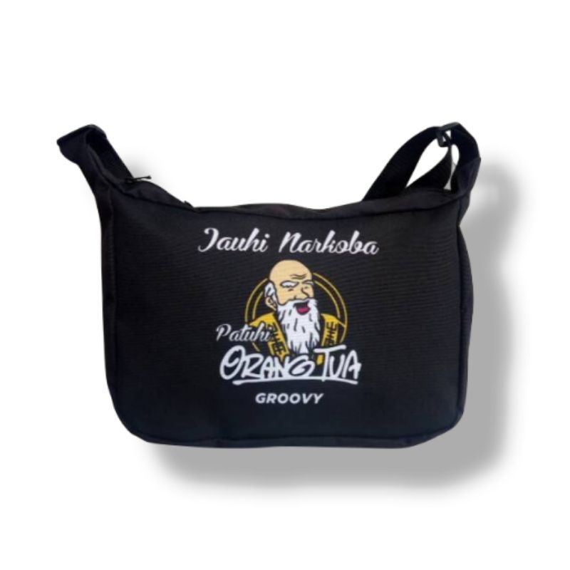 tas sling bag selempang sekolah orang tua