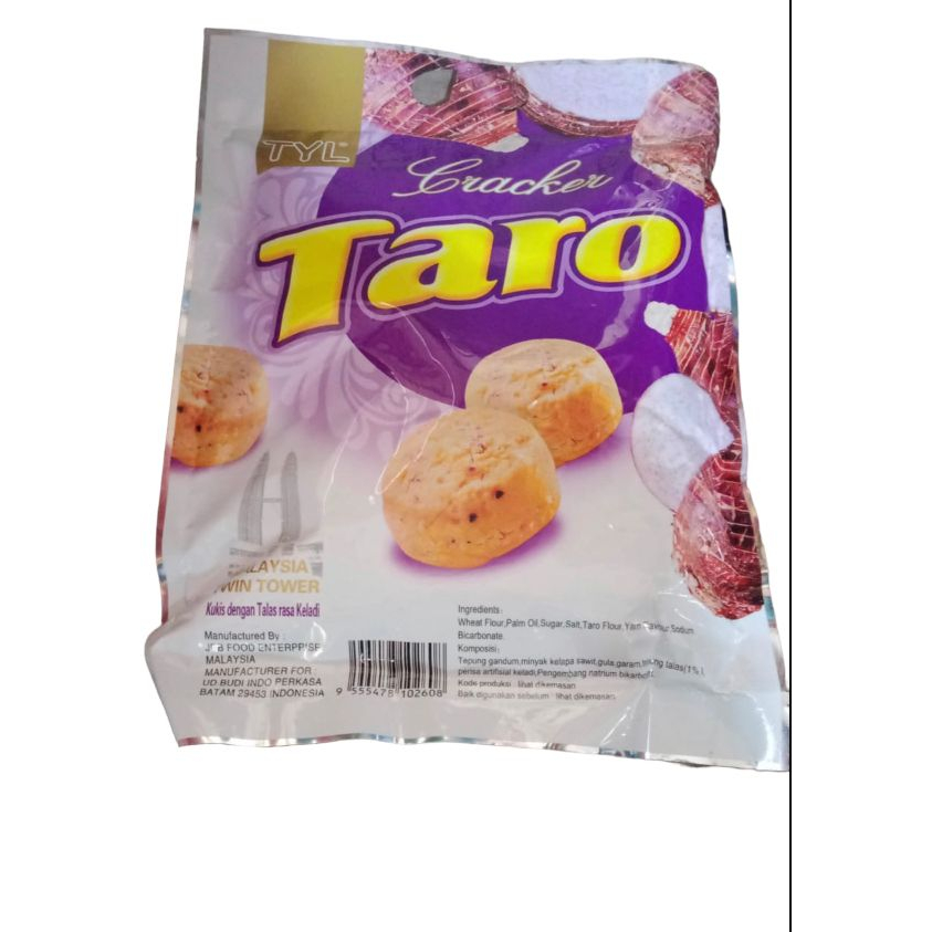 

TYL Cracker Taro / Kukis Talas Rasa Keladi / Cookies Taro TYL 360grm