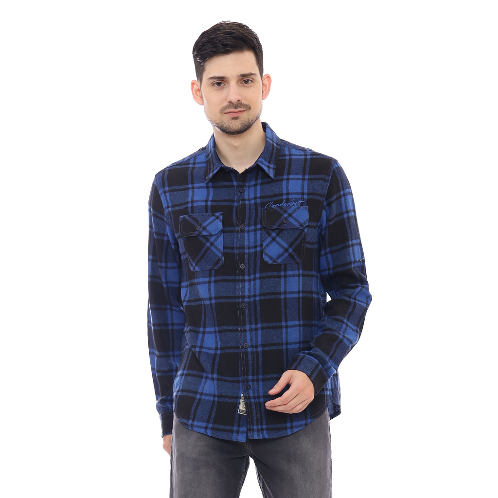 Spyderbilt Kemeja Lengan Panjang Pria Shouted Planet Surf