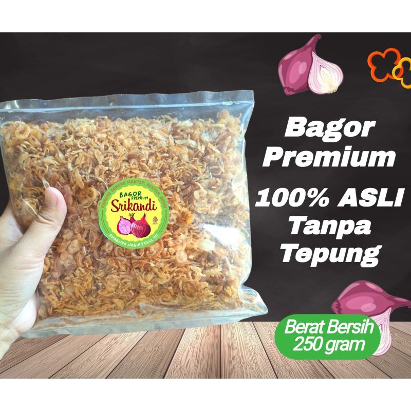 

Termurah Bawang Goreng Asli tanpa Tepung 250gram refil