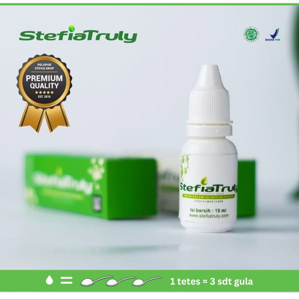 

Stefia Truly Sweetener Pengganti Gula Sehat