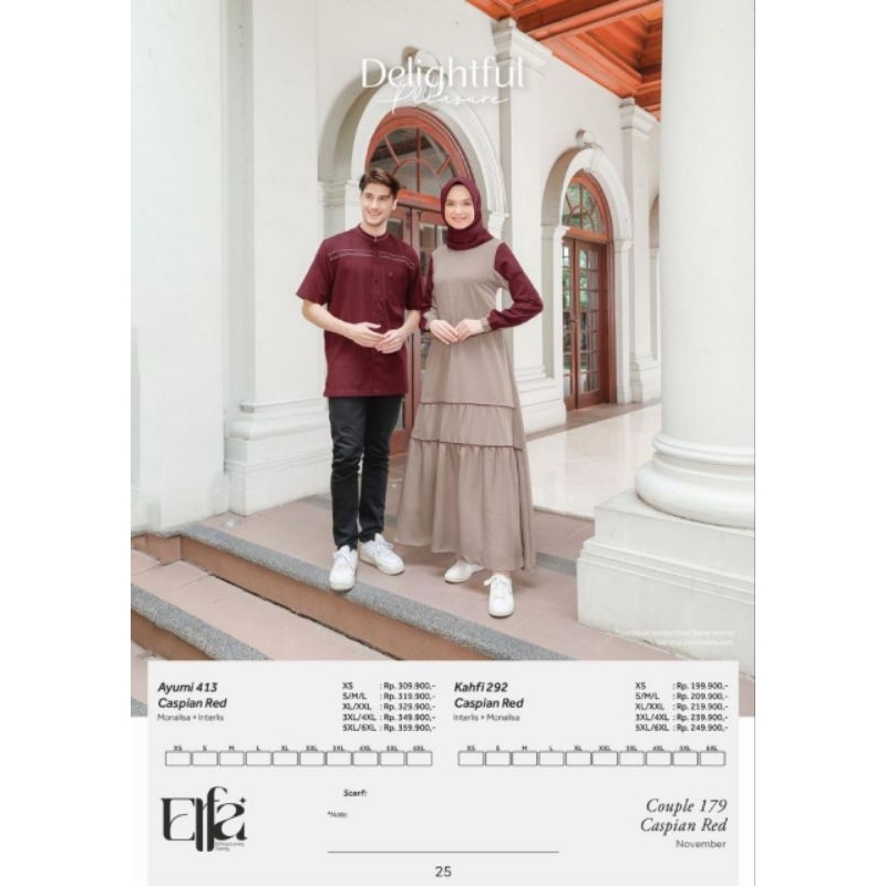 Ethica Couple 179 Caspian Red Terbaru 2024