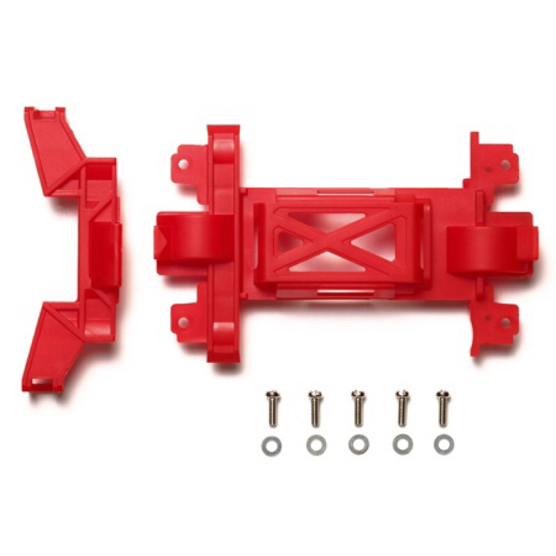 95367 TAMIYA Reinforced Gear Cover (for MS Chassis) Red Mini 4WD Station
