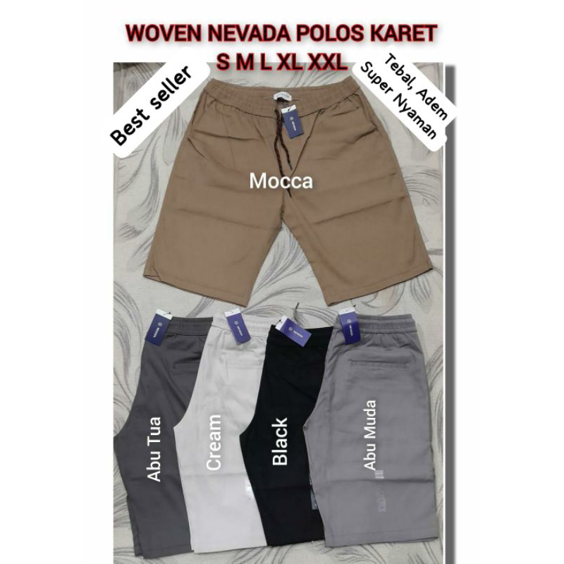 Celana Woven Pendek Pria Dewasa Original Brand Nevada