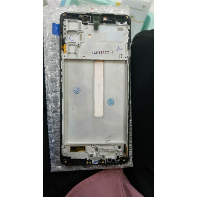 Lcd Plus Frame Samsung M52 5G Bisa Fingerprint OLED Original