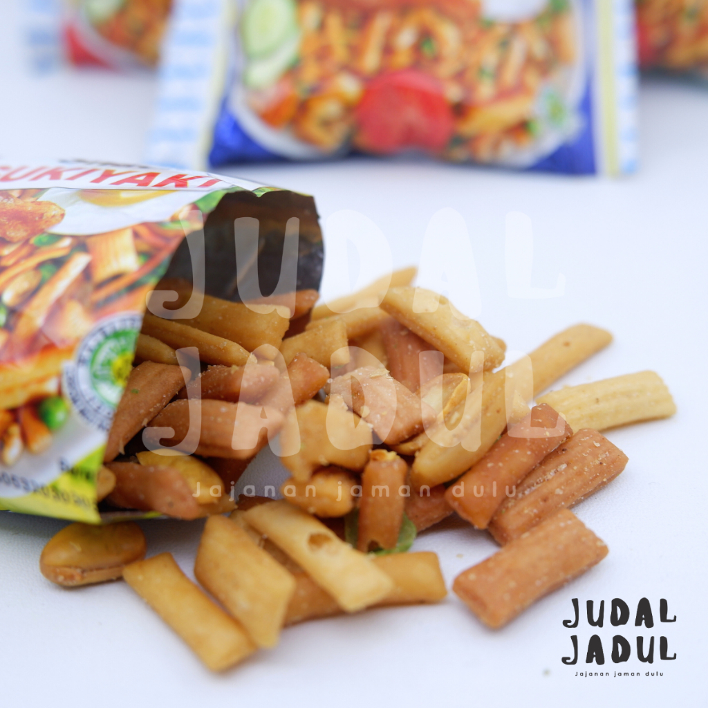 

Snack Sukiyaki 1 Renceng isi 10