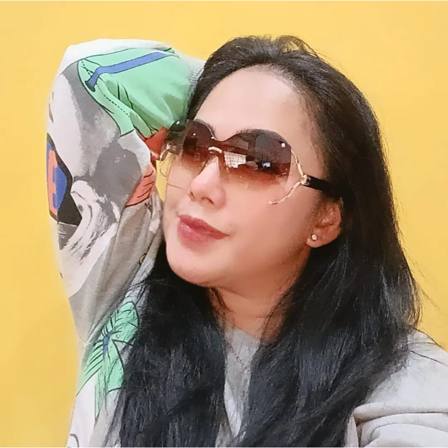 AD008 Kacamata wanita premium import gaya hijab mahal cewek dewasa korea 7