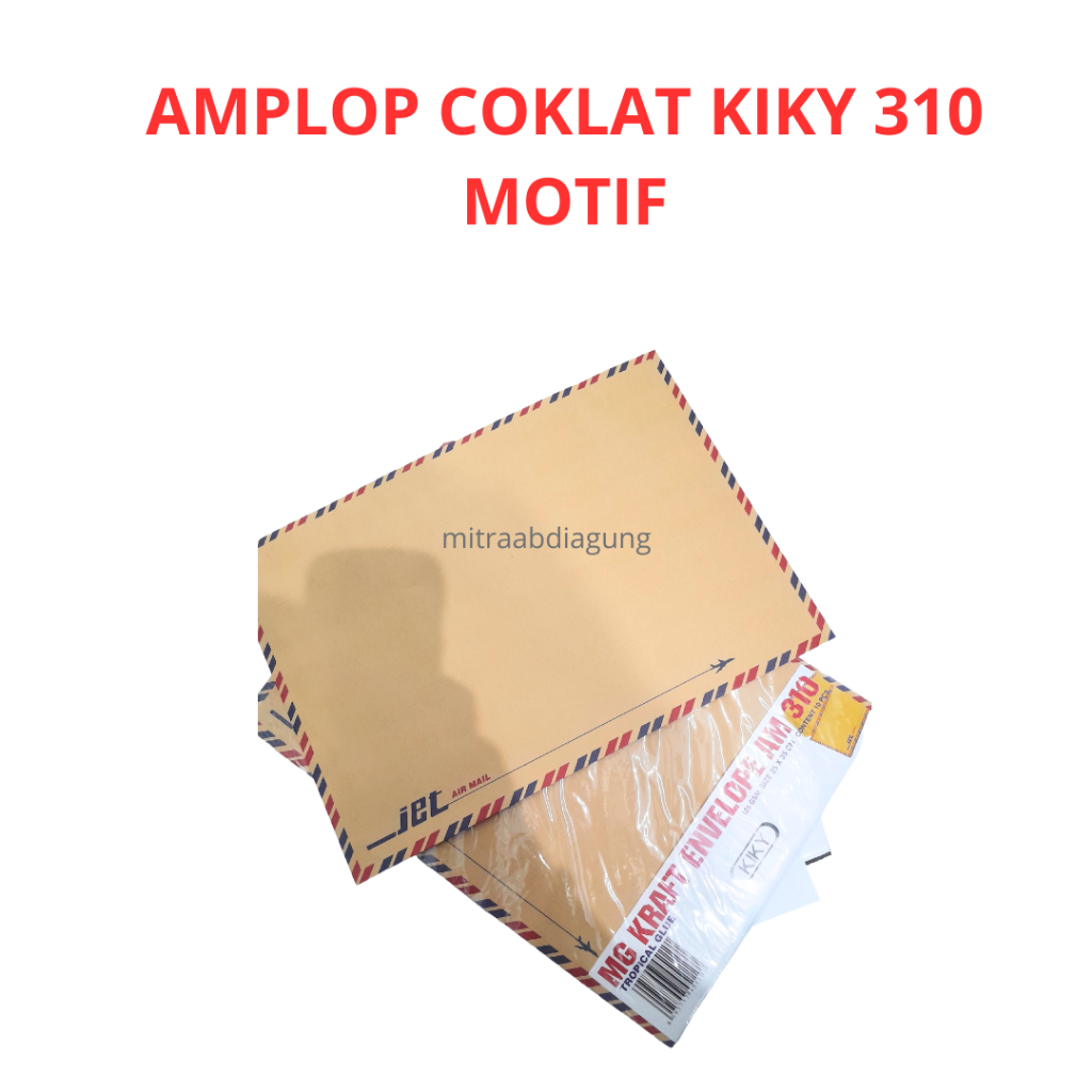 

AMPLOP COKLAT KIKY TROPICAL GLUE 310 / PACK