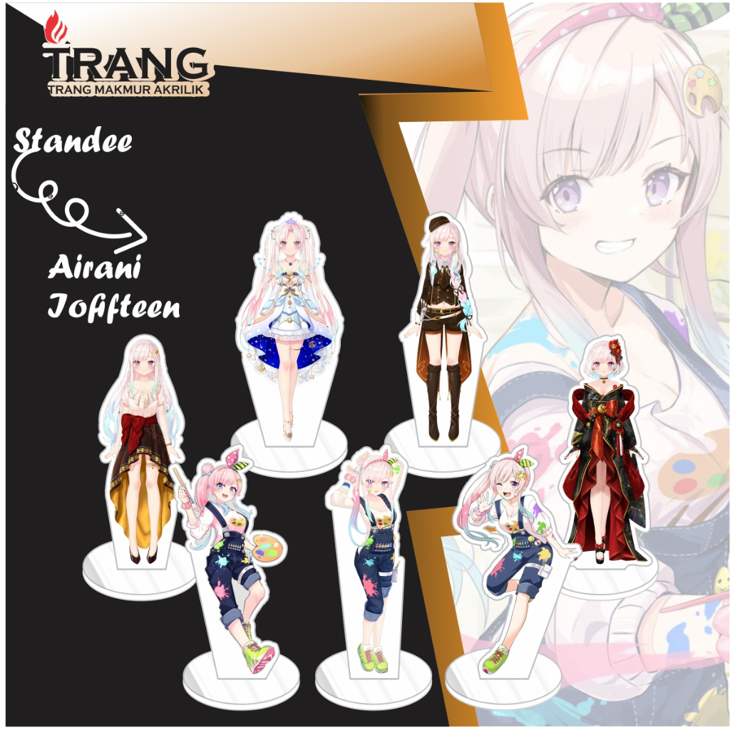 Standee Figure Akrilik Airani Iofifteen Hololive / Standing Action figure Acrylic Airani Iofifteen H