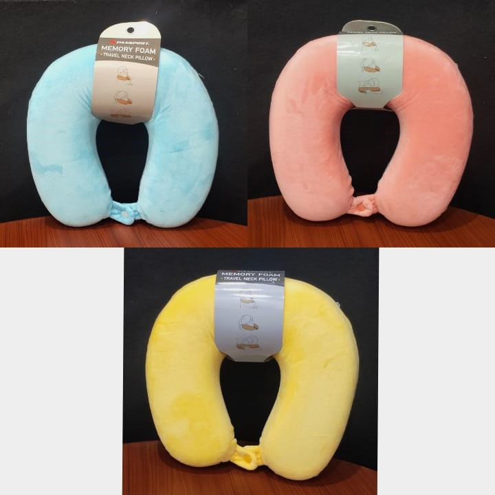 ANNYEONG HASEYO GIFT SHOP | Bantal Leher Mobil | Polos - 2 Warna | Biru Tosca - Pink - Kuning - Abu-
