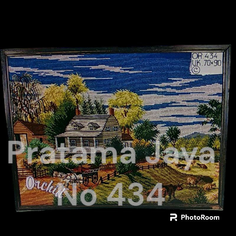 Paket Sulam Strimin Kristik Orchid 434