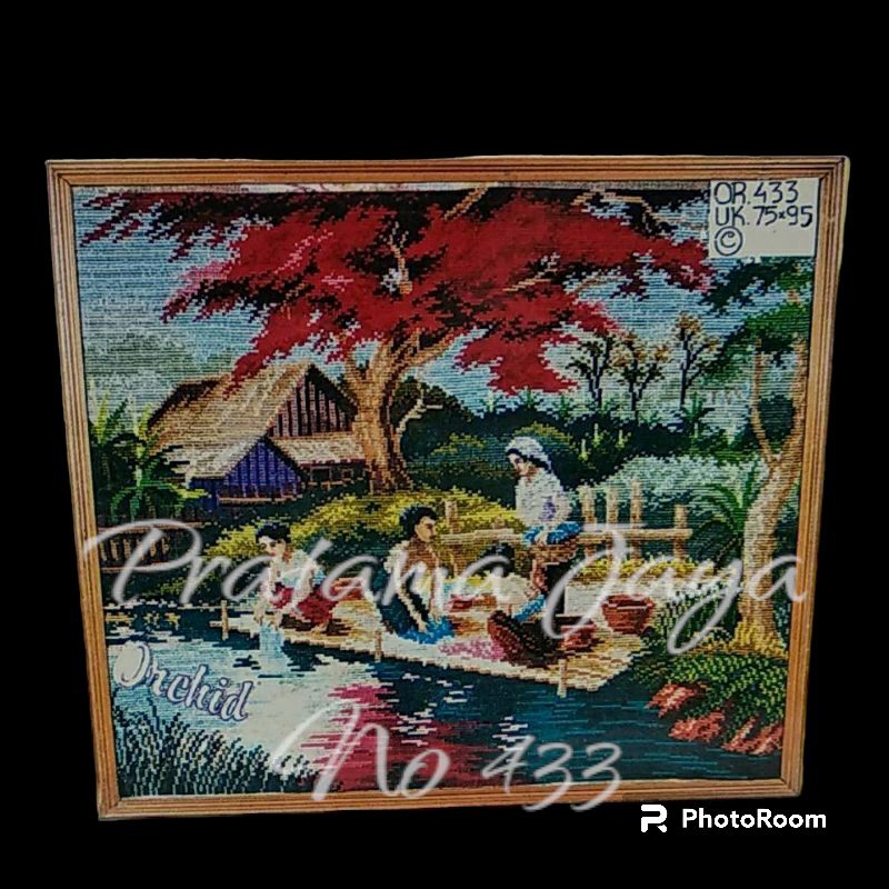 Paket Sulam Strimin Kristik Orchid 433