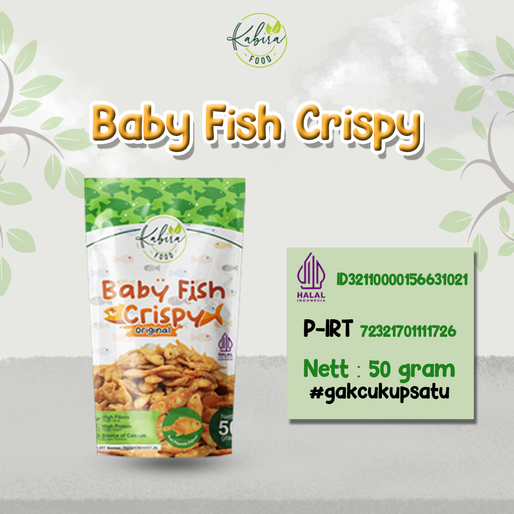 

Kabira Food - Baby Fish Crispy Ikan Pepetek Snack Original Halal