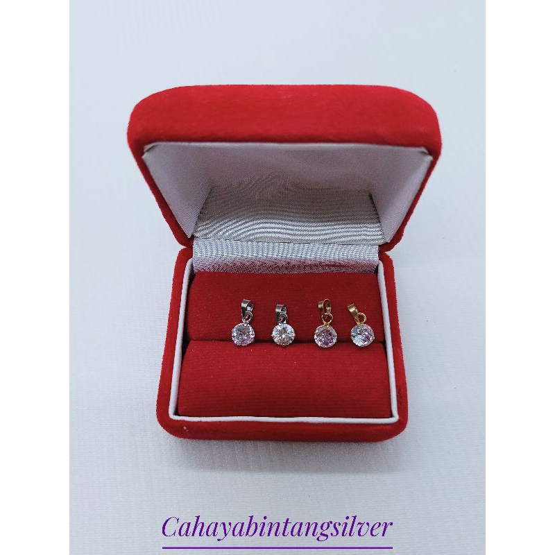 LIONTIN DESI 0.5GRAM/BUAH KALUNG/PERAK ASLI 925 LAPIS MAS ANTI KARAT