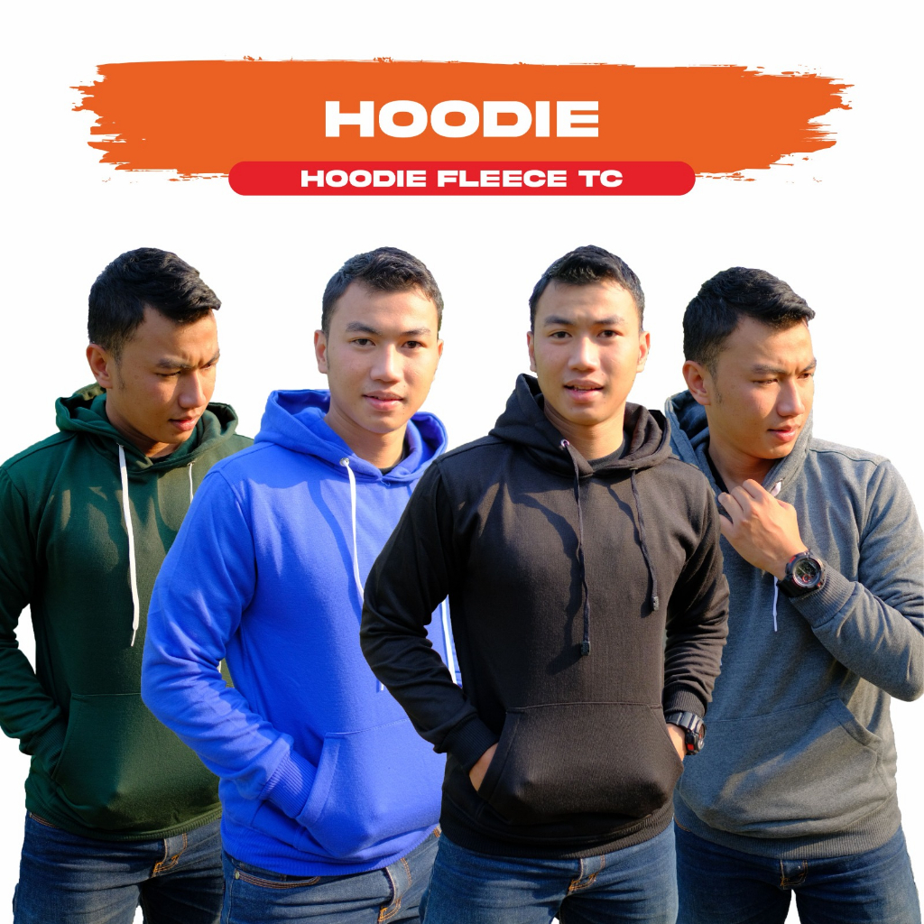 [ TERLARIS ] JAKET PRIA / HOODIE POLOS FLEECE TC - AWESAM