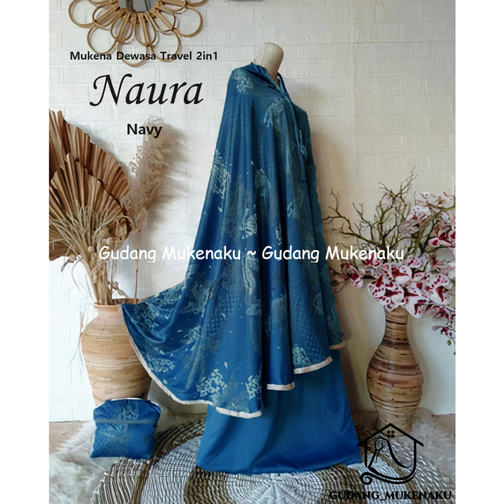 RJ3 MUKENA DEWASA BAHAN SILKY TRAVEL 2IN1 RENDA GOLD IMPORT MEWAH CANTIK JUMBO BY GUDANG MUKENAKU