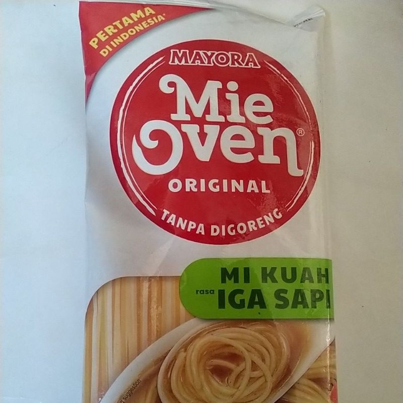 

mie oven rasa iga sapi