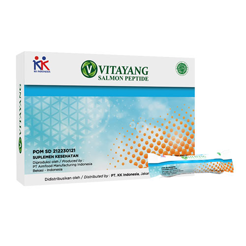 Vitayang SOP Salmon Ovary Peptide Sertifikasi Jepang (15 Sachet @3 gr)