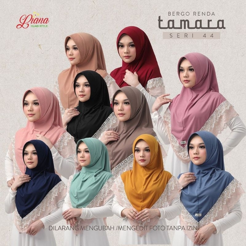 Jilbab Instan Bergo Tamara 44 By Liana Hijab