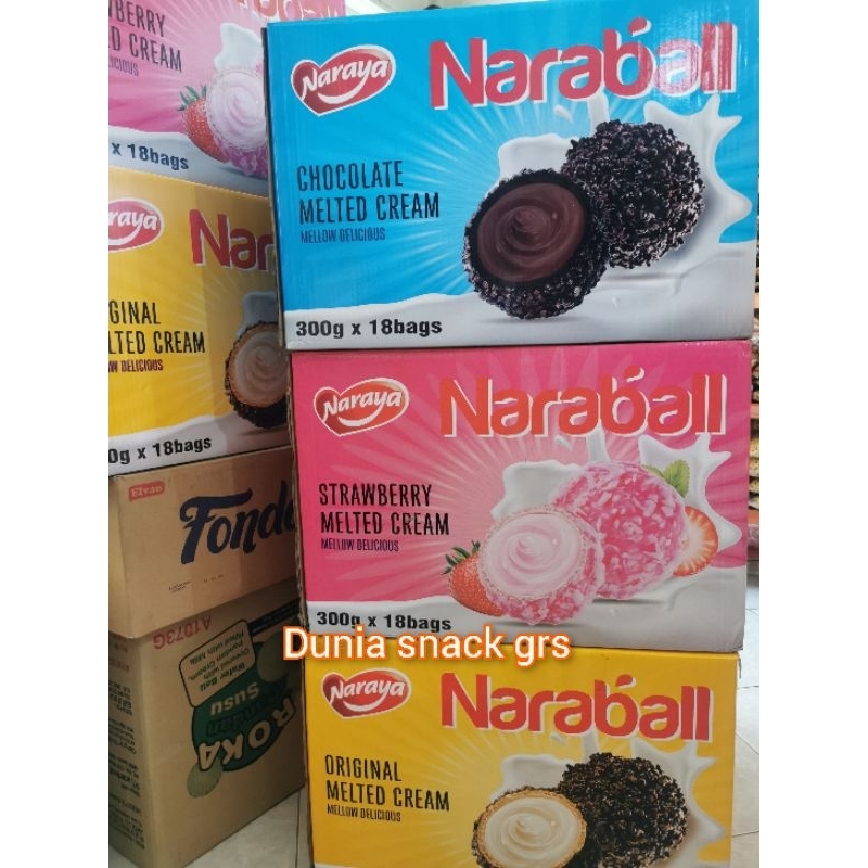 

NARAYA NARABALL 300GR IMPORT VARIAN COKLAT STRAWBERRY ORIGINAL