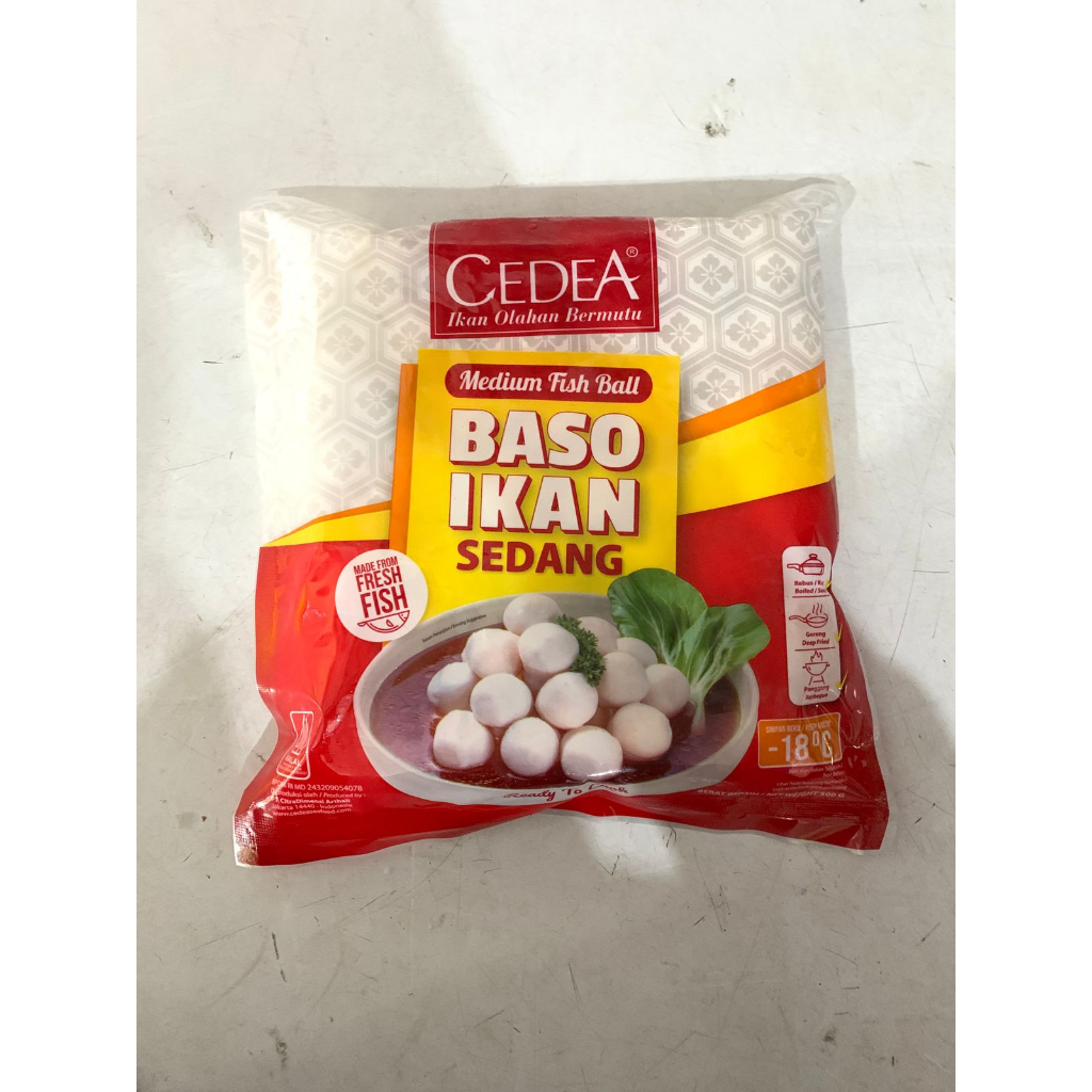 

CEDEA Fish Ball/Baso/Bakso Ikan SEDANG 500gr